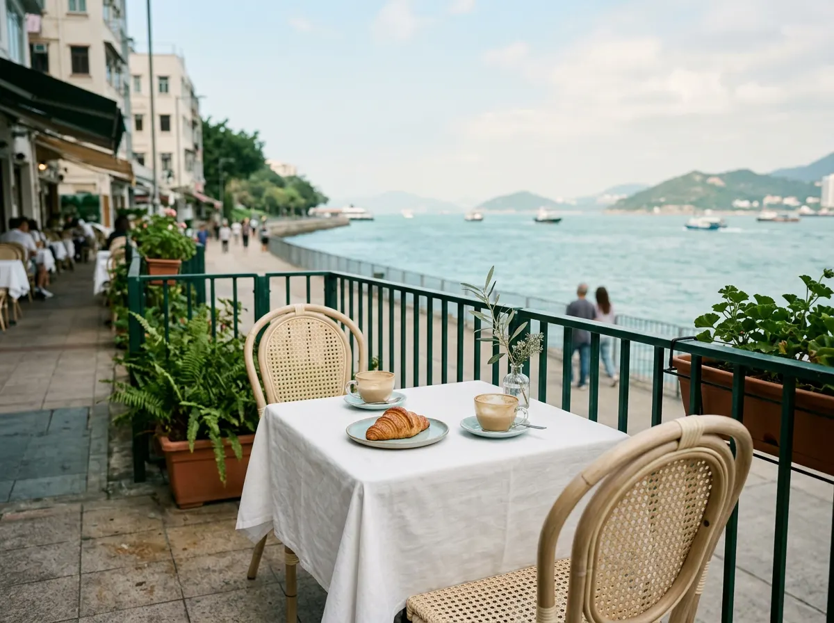 Waterfront weekend brunch