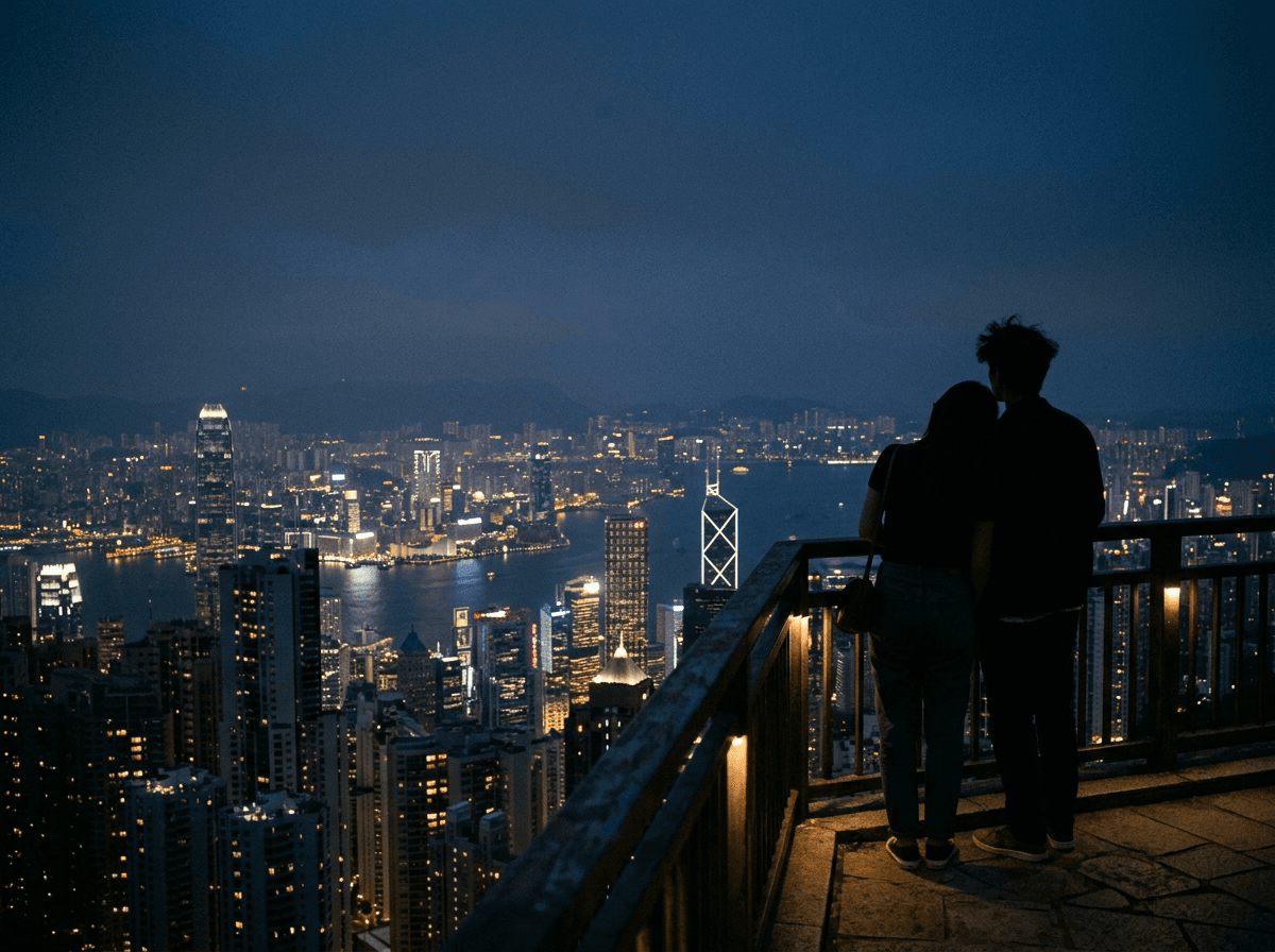 山頂睇夜景