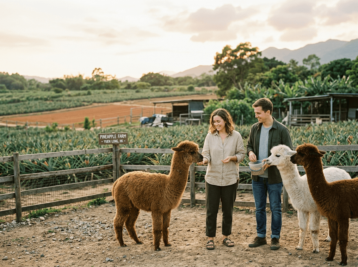 Yuen Long alpaca farm